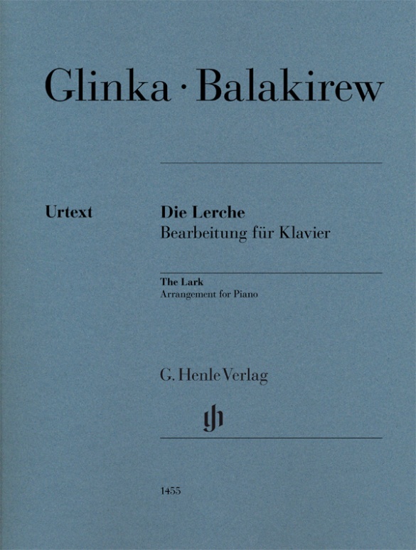 GLINKA ARR.BALAKIREW - LA ALONDRA (HE LARK) PIANO URTEXT