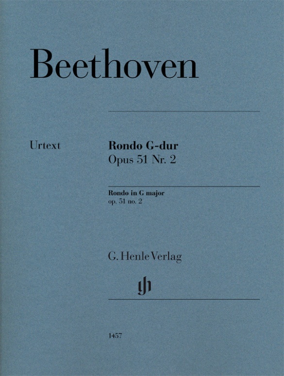 BEETHOVEN L.V. - RONDO Nº2 SOL M - OP.51 Nº2 - URTEXT  (P) DIGITADO
