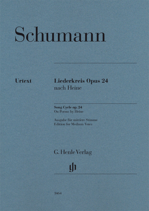SCHUMANN R. - CICLO DE CANCIONES "HEINE" OP.24 VOZ MEDIA (URTEXT)