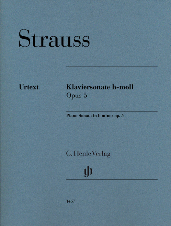 STRAUSS R. - SONATA OP.5 SI m (URTEXT)