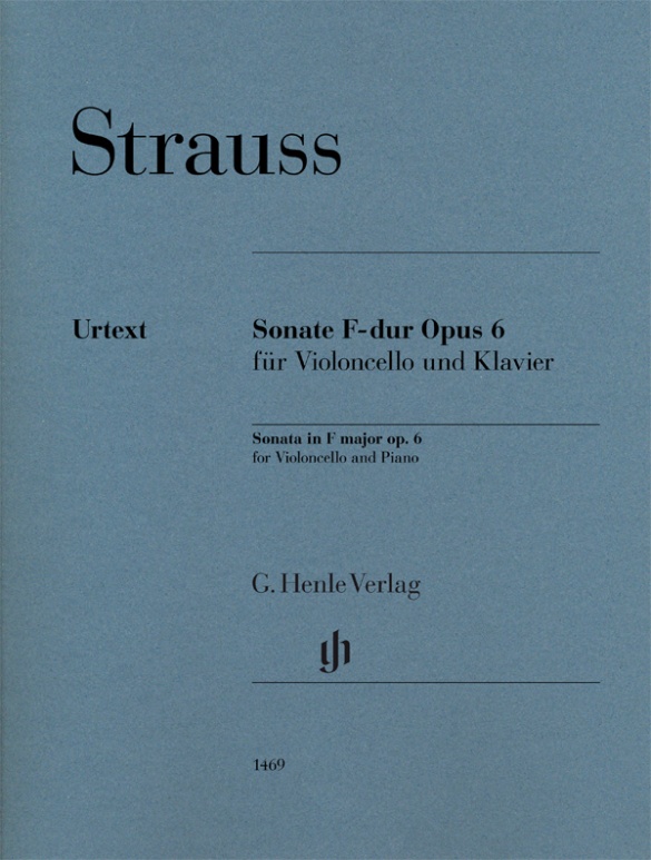 STRAUSS R. - SONATA FA M OP.6 (VCP) URTEXT