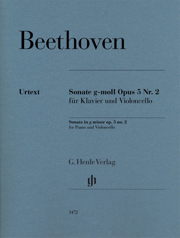 BEETHOVEN L.V. - SONATA SOL m P.5 Nº 2 VCP) URTEXT