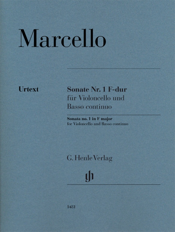 MARCELLO B. - SONATA Nº 1 FA M URTEXT (VCP)