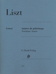 LISZT F. - AÑOS DE PEREGRINAJE V.3 - URTEXT (P) DIGITADO