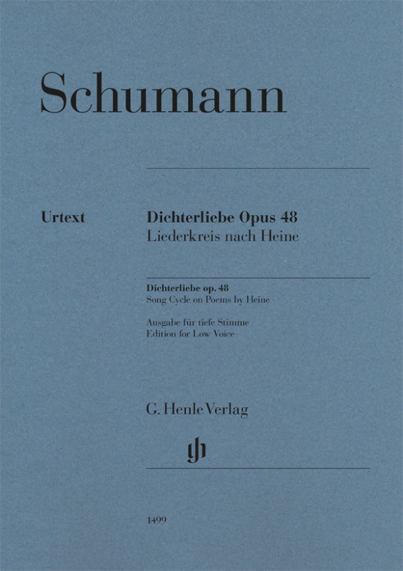 SCHUMANN R. - DICHTERLIEBE VOZ BAJA URTEXT - OP.48