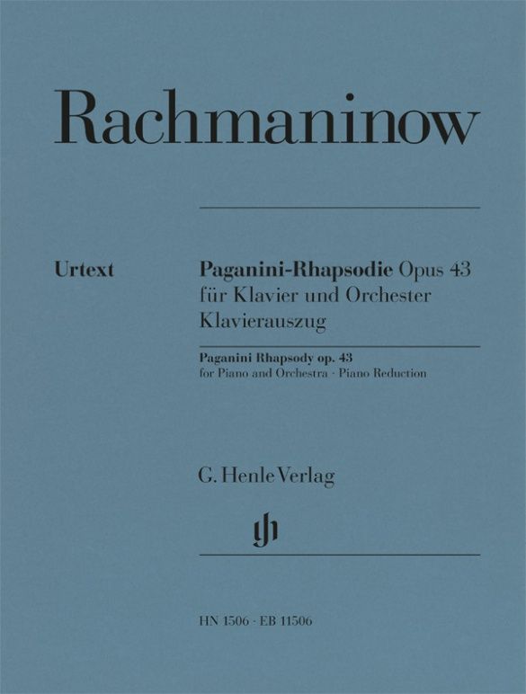 RACHMANINOFF S. - RAPSODIA TEMA PAGANINI OP.43  URTEXT (2 PIANOS)