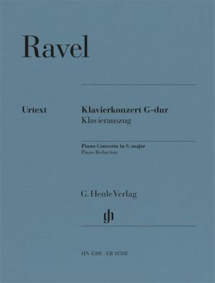 RAVEL M. - CONCIERTO SOL - (2 PIANOS 4 MANOS) URTEXT DIGITADO
