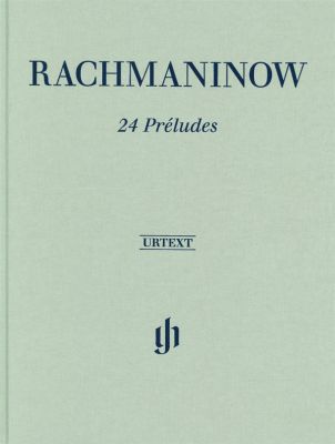 RACHMANINOFF S. - PRELUDIOS COMPLETOS 24 (P) URTEXT (ENCUADERNADO EN TELA)