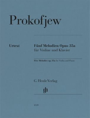 PROKOFIEFF S. - MELODIAS VIOLIN  (5) - OP.35A URTEXT