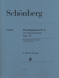 SCHOENBERG A. - CUARTETO CUERDA Nº2 OP.10 (PT) CON SOPRANO URTEXT
