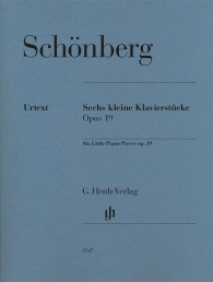 SCHOENBERG A. - PEQUEÑAS PIEZAS (6) - OP.19 URTEXT