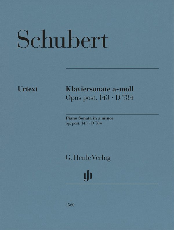 SCHUBERT F. - SONATA LA m OP. post 143 D.784 URTEXT (P) DIGITADO