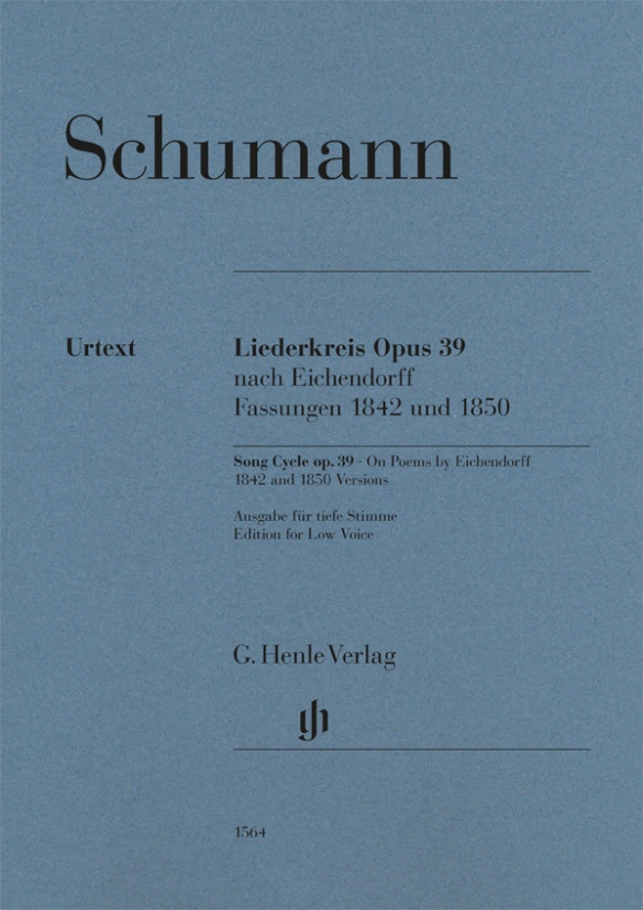 SCHUMANN R. - LIEDERKREIS OP.39 VOZ BAJA (1842/1850) URTEXT