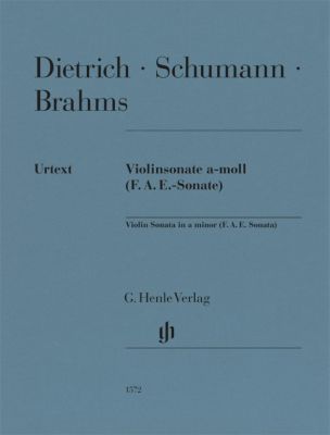 DIETRICH/SCHUMANN/BRAHMS - SONATA LA m VIOLIN (F.A.E) URTEXT