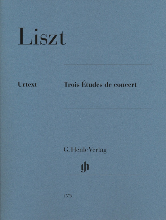 LISZT F. - ESTUDIOS DE CONCIERTO (3) URTEXT (PIANO)  DIGITADO