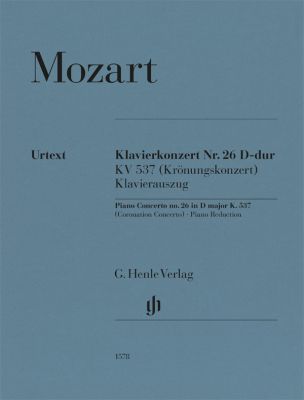 MOZART W.A. - CONCIERTO Nº26 RE M CORONACION (URTEXT) - KV.537