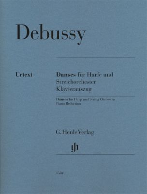 DEBUSSY C. - DANZAS PARA ARPA Y PIANO URTEXT