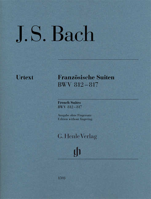 BACH J.S. - SUITES FRANCESAS BWV812-817 URTEXT SIN DIGITACION