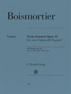 BOISMORTIER J.B - SONATAS OP.14 (6) 2 VIOLONCELLO o 2 FAGOTES URTEXT