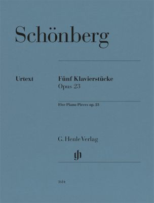 SCHOENBERG A. - PIEZAS (5) - OP.23 URTEXT