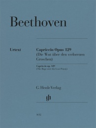 BEETHOVEN L V. - LA RABIA POR LA PERDIDA DE PENNY OP.129 (CAPRICHO) URTEXT (P)