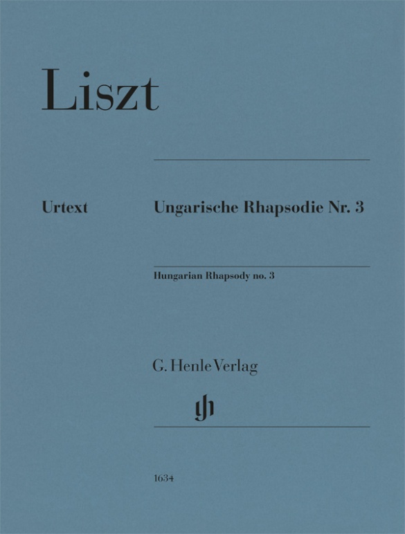 LISZT F. - RAPSODIA HUNGARA Nº 3 URTEXT