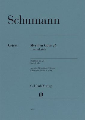 SCHUMANN R. - MYRTHEN OP.25 URTEXT VOZ MEDIA