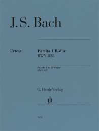 BACH J.S. - PARTITA Nº 1 SI B. M BWV.825  CON DIGITACION URTEXT