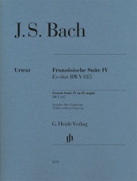 BACH J.S - SUIT FRANCESA Nº 4 MI b M BWV 815 URTEXT