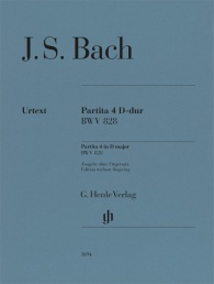 BACH J.S. - PARTITA Nº4 RE M BWV.828 URTEXT