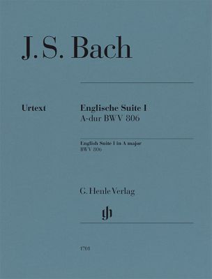 BACH SUIT INGLESA Nº 1 LA M BWV 806 URTEXT DIGITADA