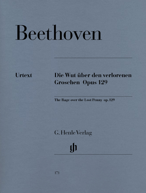 BEETHOVEN L V. - LA RABIA POR LA PERDIDA DE PENNY OP.129 - URTEXT    (P)