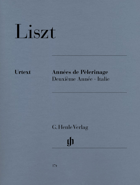 LISZT F. - AÑOS DE PEREGRINAJE V.2 -ITALIA - URTEXT =HVE1389