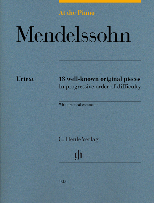 MENDELSSOHN F. - AT THE PIANO URTEXT