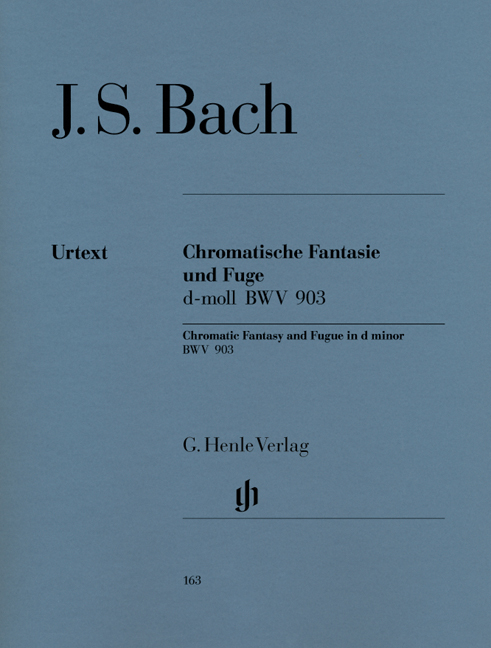 BACH J.S. - FANTASIA CROMATICA Y FUGA RE m URTEXT - BWV.903 DIGITADA