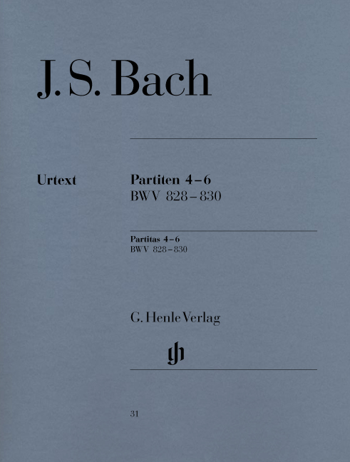 BACH J.S. - PARTITAS V.2 URTEXT (6) - BWV.828-830