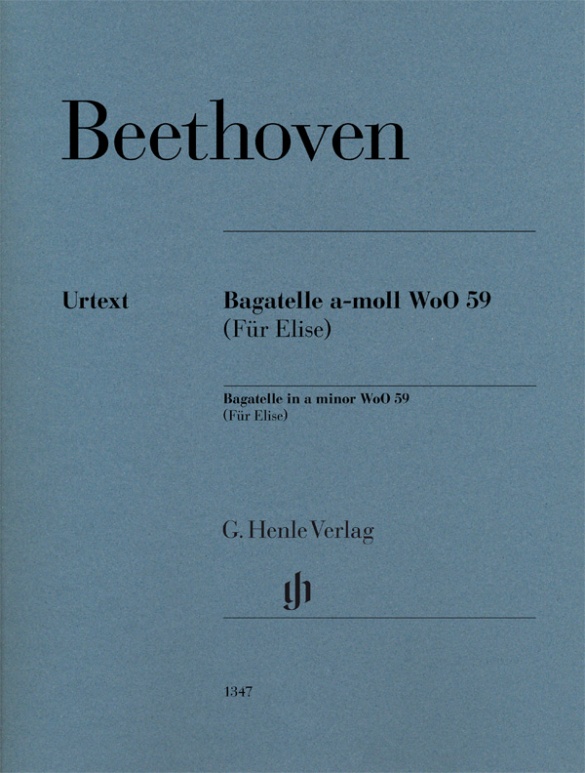 BEETHOVEN L.V. - BAGATELA LA m WoO 59 PARA ELISA URTEXT