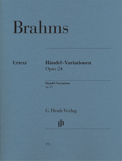 BRAHMS J. - VARIACIONES SOBRE TEMA DE HANDEL URTEXT - OP.24