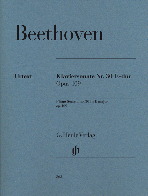 BEETHOVEN L.V. - SONATA Nº 30 MI M - OP.109