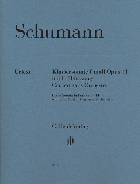 SCHUMANN R. - SONATA Nº3 FA m URTEXT - OP.14