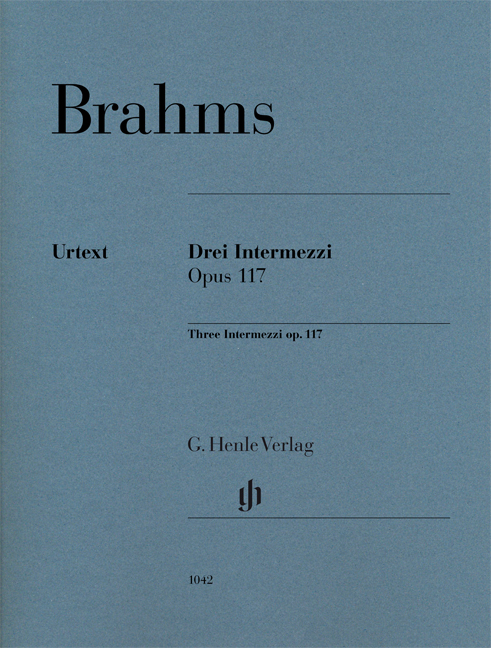 BRAHMS J. - INTERMEZZI URTEXT (3) - OP.117