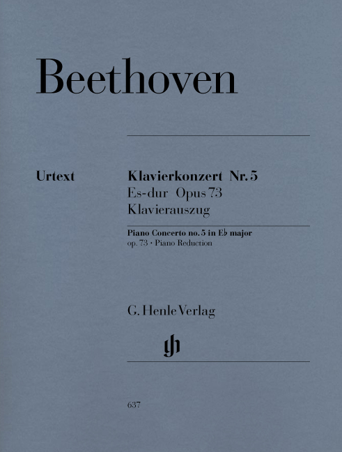 BEETHOVEN L.V. - CONCIERTO Nº5 MIb M EMPERADOR URTEXT - OP.73