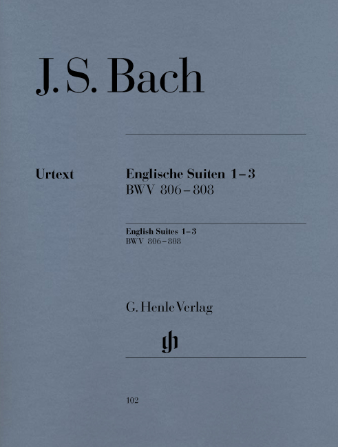 BACH J.S. - SUITES INGLESAS V.1 (6) URTEXT -DIGITADA