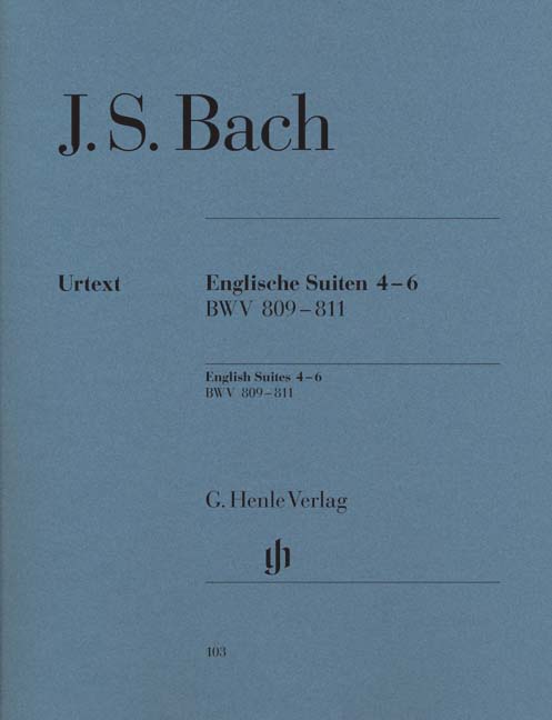 BACH J.S. - SUITES INGLESAS V.2 (6) URTEXT -