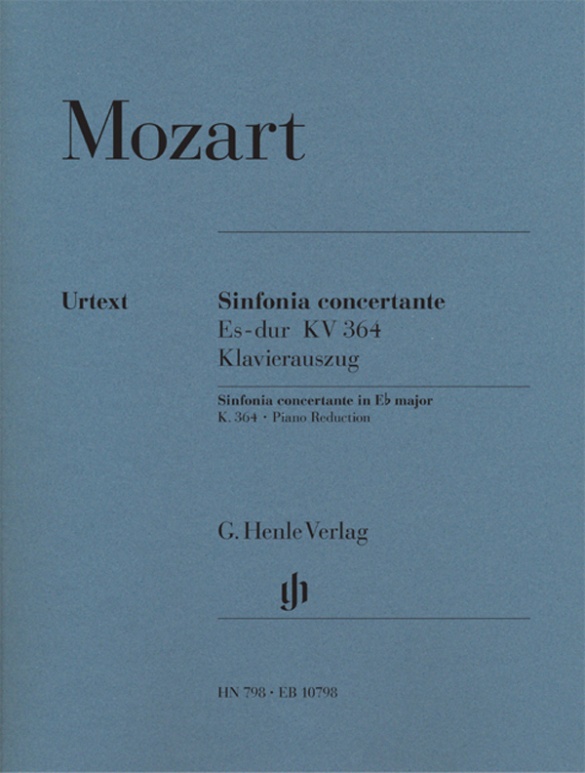 MOZART W.A. - SINFONIA CONCERTANTE MI B M KV.364 V/VA/P  URTEXT
