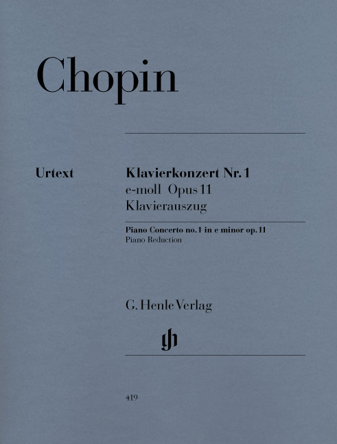 CHOPIN F. - CONCIERTO Nº1 MI m - OP.11