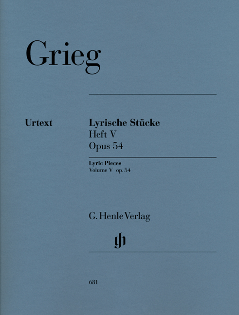 GRIEG E. - PIEZAS LIRICAS (URTEXT) - OP.54