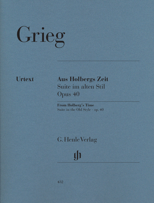 GRIEG E. - SUITE HOLBERG URTEXT - OP.40
