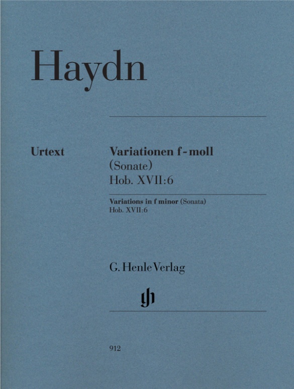 HAYDN J. - VARIACIONES FA m URTEXT - HOB.XVII/6 (ANDANTE CON VARIACIONES)
