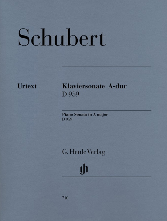 SCHUBERT F. - SONATA LA M (D.959) URTEXT -